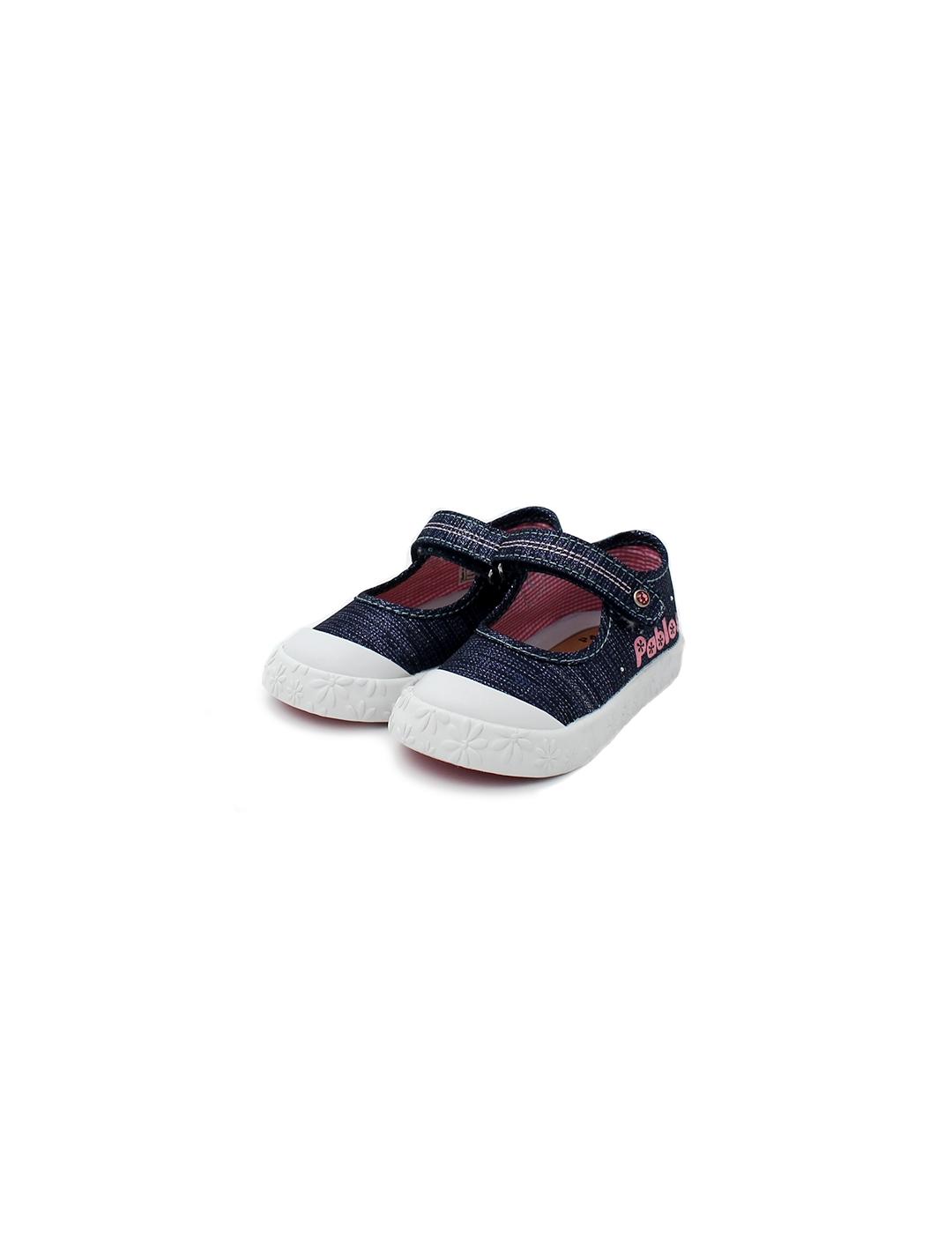 Bambas PABLOSKY 961320 Navy Glitter Niña.