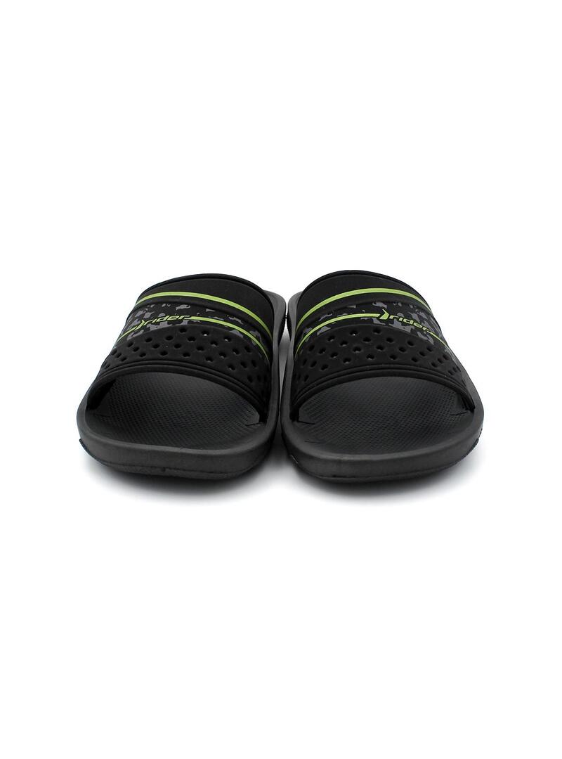 Chanclas RIDER SANDALS 20780 Negro/Verde Niño.
