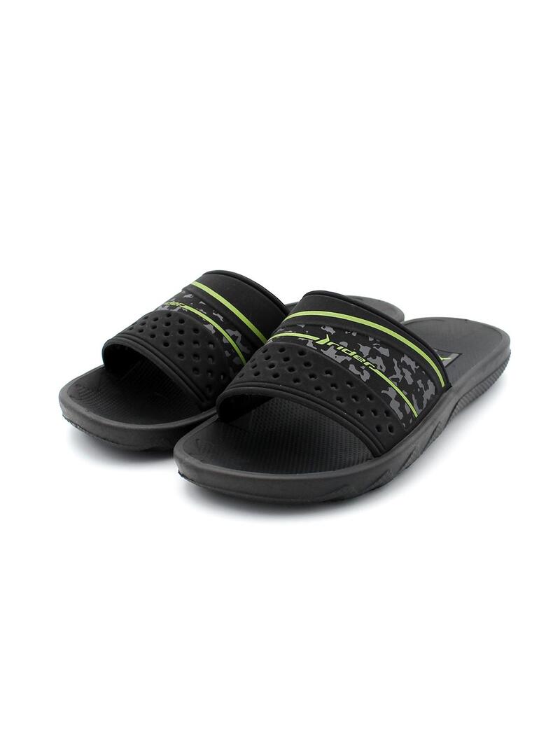 Chanclas RIDER SANDALS 20780 Negro/Verde Niño.