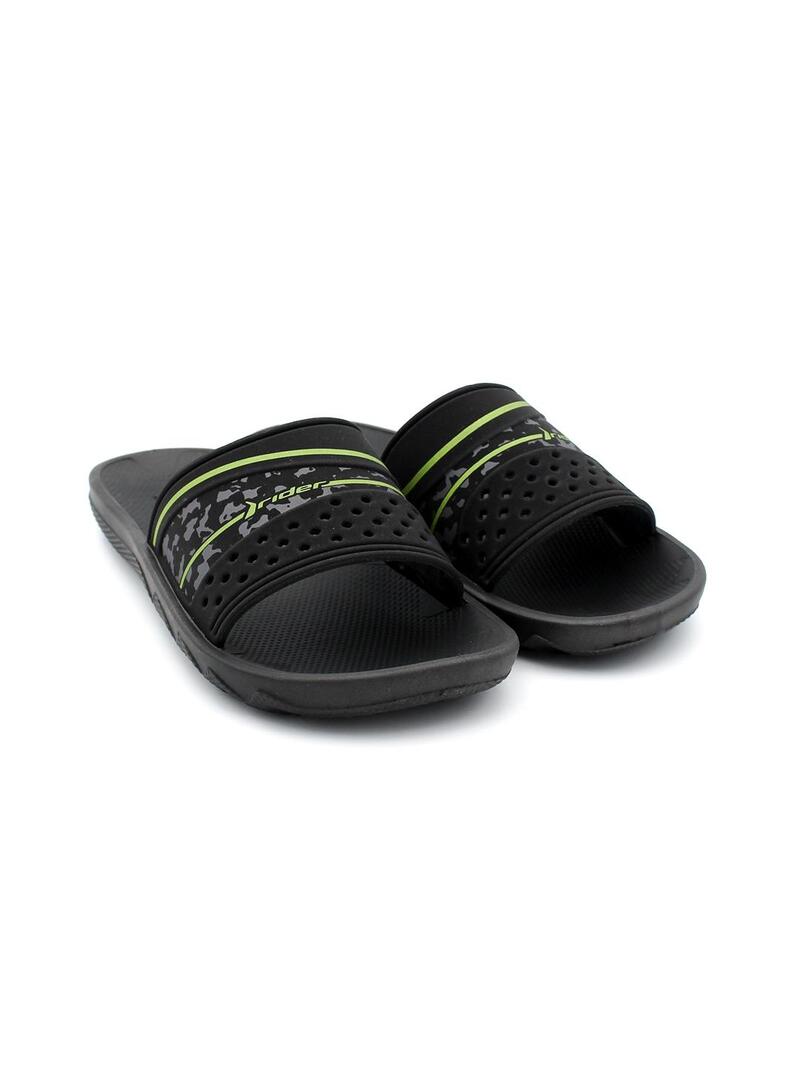 Chanclas RIDER SANDALS 20780 Negro/Verde Niño.