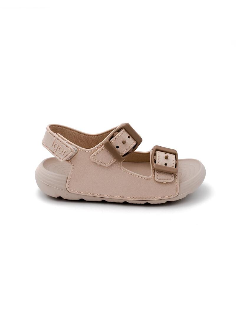 Sandalias IGOR BIO S10299-197 Nude Niña.