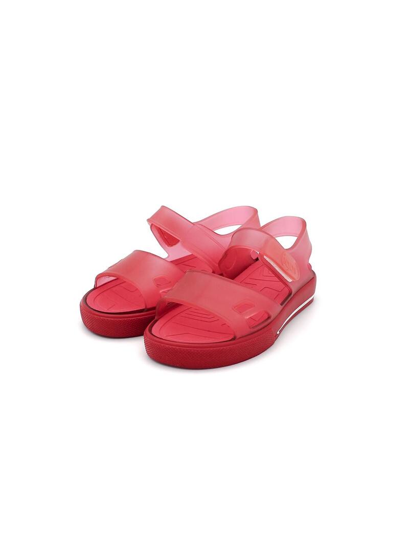 Sandalia  IGOR S10247-005TR. Rojo Unisex.