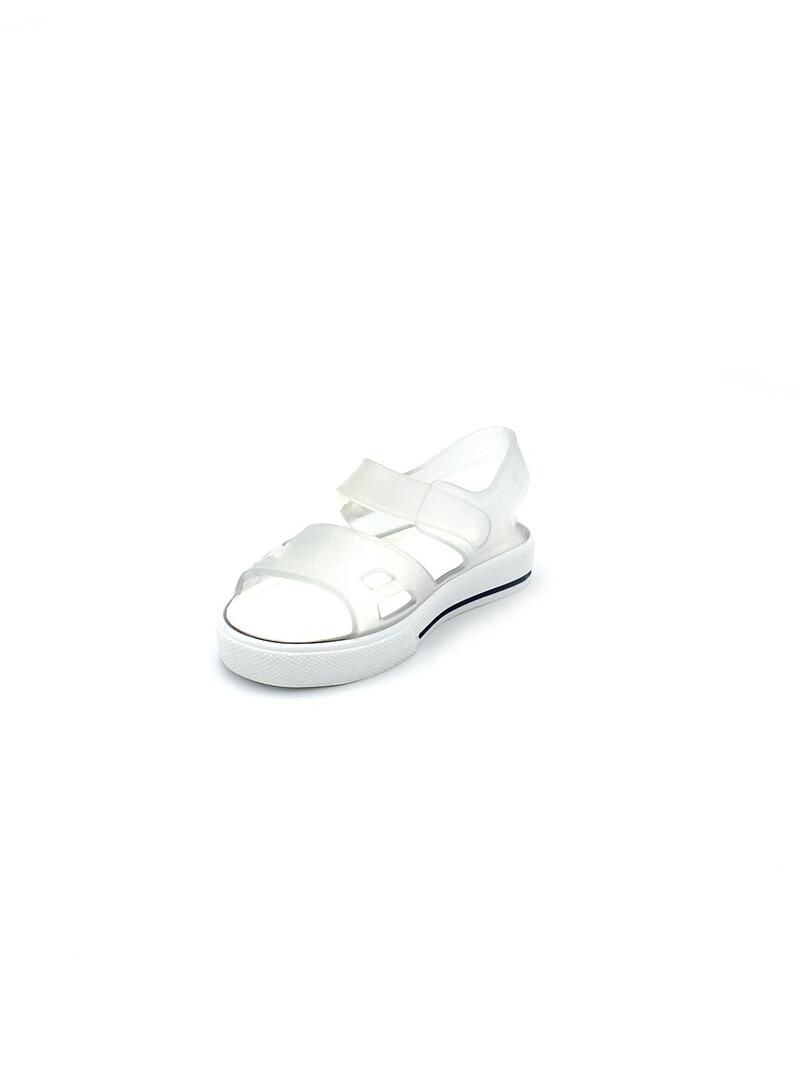 Chanclas IGOR S10231-038 Transparente/Blanco Niño.