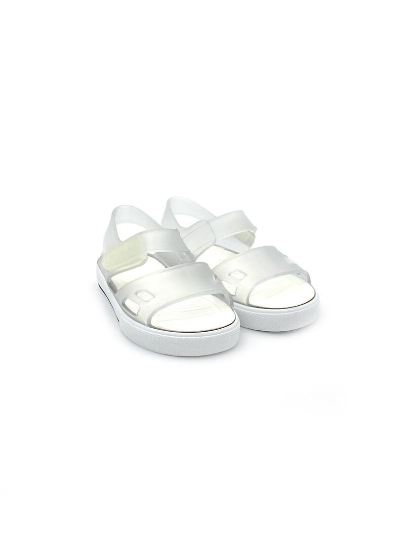 Chanclas IGOR S10231-038 Transparente/Blanco Niño.