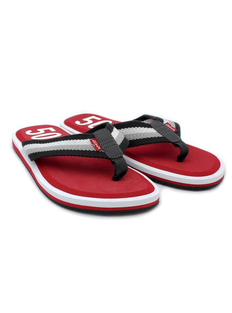Chancla LEVIS LS77126-0459 Roja Hombre