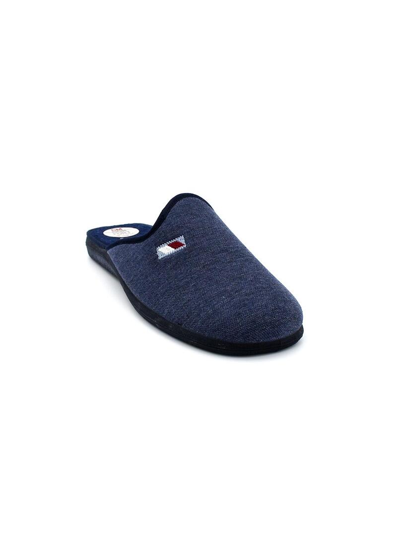Zapatillas de casa CM CONFORT Dublín-A53 Marino Hombre.