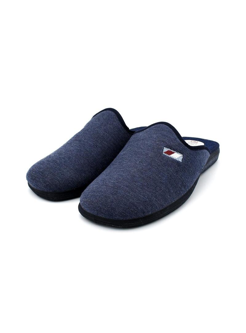 Zapatillas de casa CM CONFORT Dublín-A53 Marino Hombre.