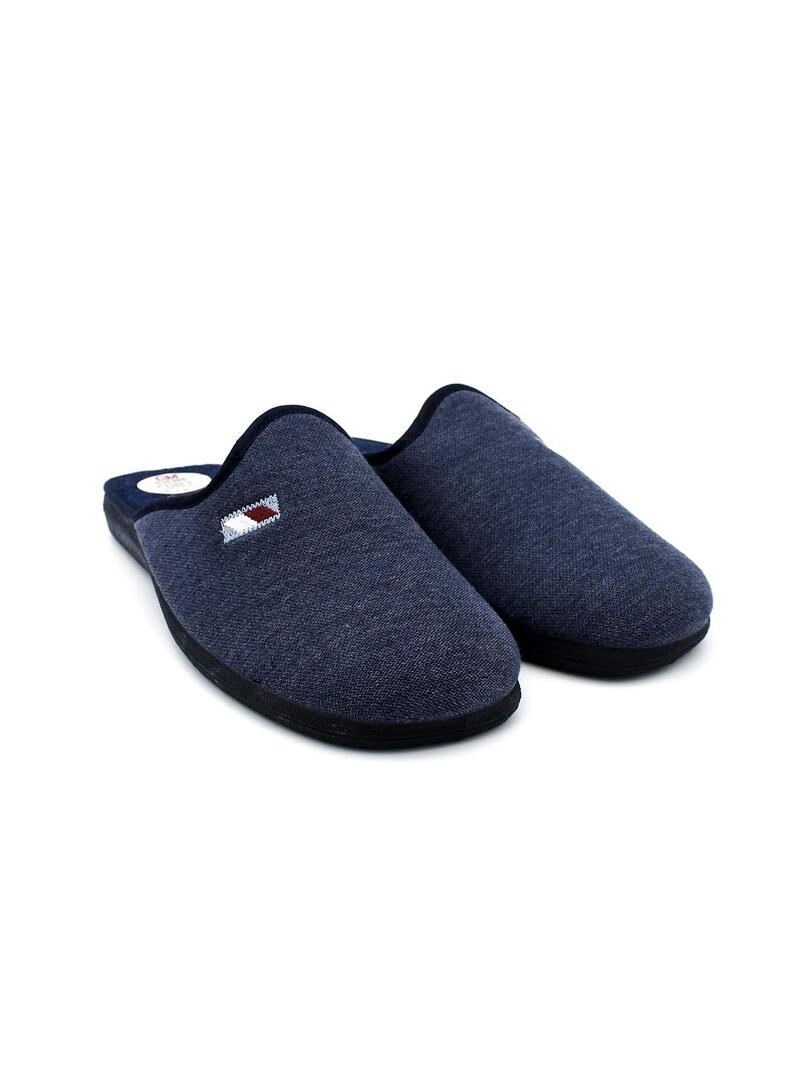 Zapatillas de casa CM CONFORT Dublín-A53 Marino Hombre.