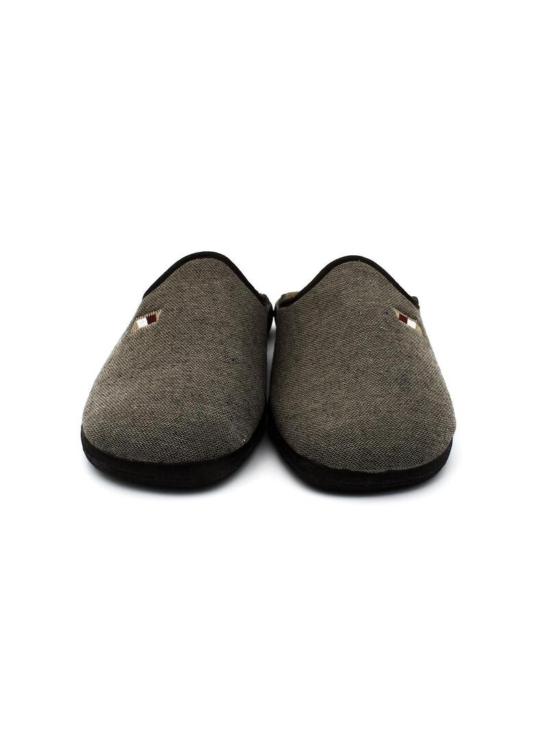 Zapatillas de casa CM CONFORT Dublín-A53 Marrón Hombre.