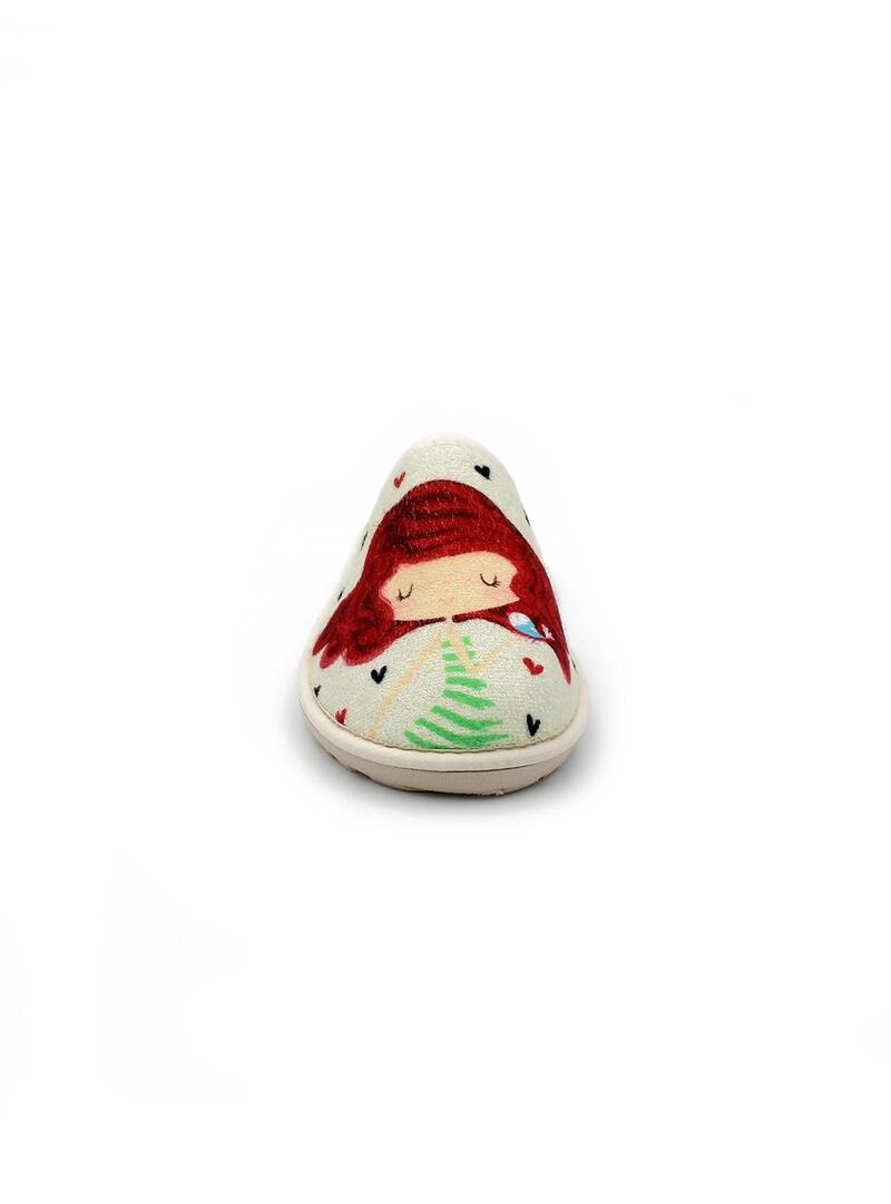 Zapatillas de casa MURO 302 Beig Niña.