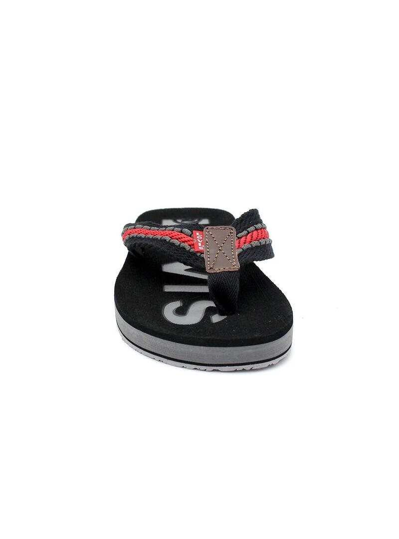 Chancla LEVIS LS77126-0466 Negra Hombre