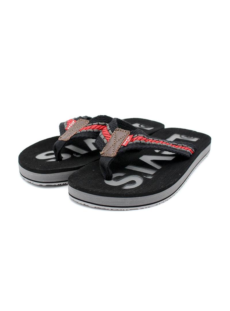 Chancla LEVIS LS77126-0466 Negra Hombre