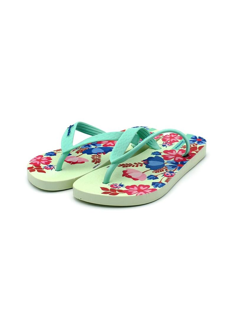 Chanclas IPANEMA 255545 Green Pink Niña.