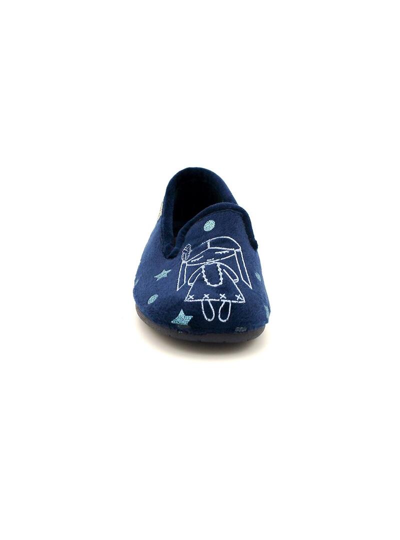 Zapatillas de casa MURO 9700 Marino Niña.