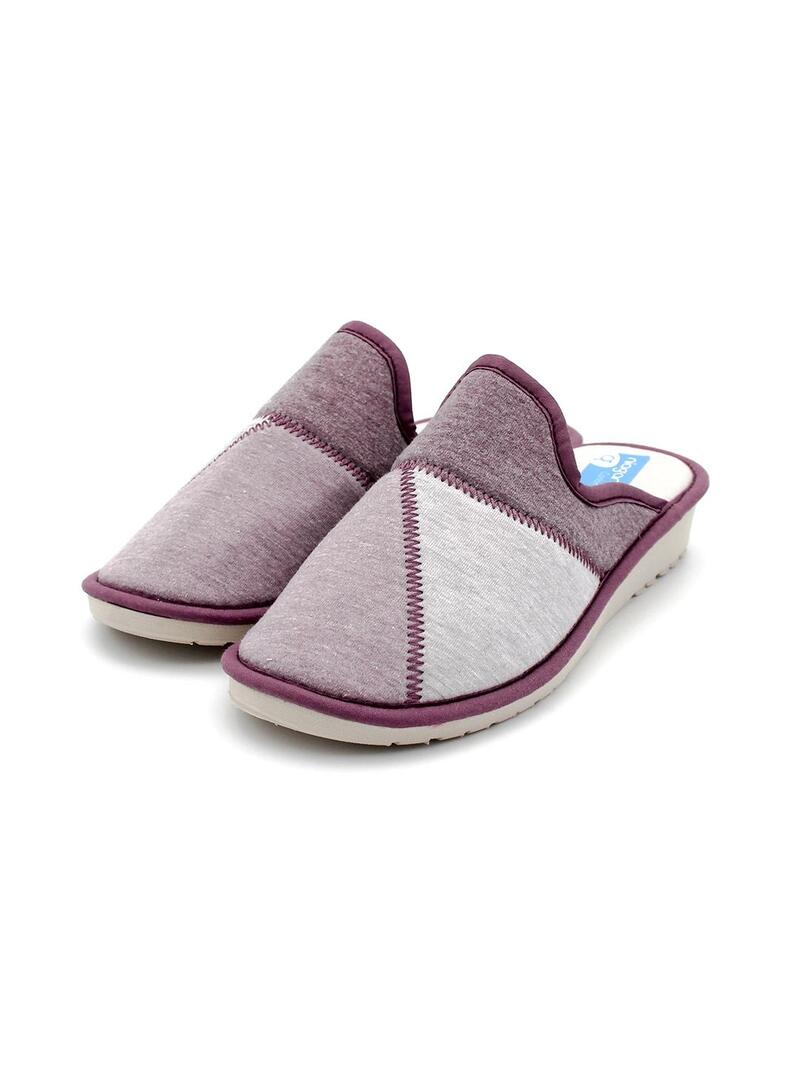 Zapatillas de casa Muro 434 Lila Mujer.
