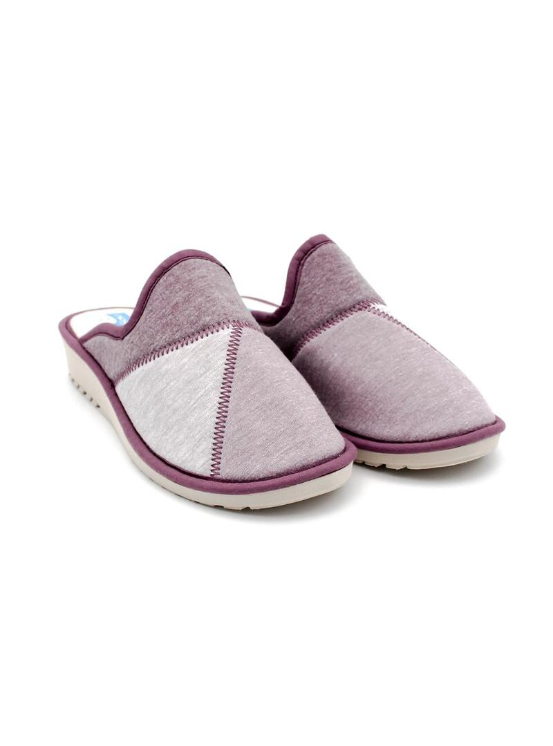 Zapatillas de casa Muro 434 Lila Mujer.