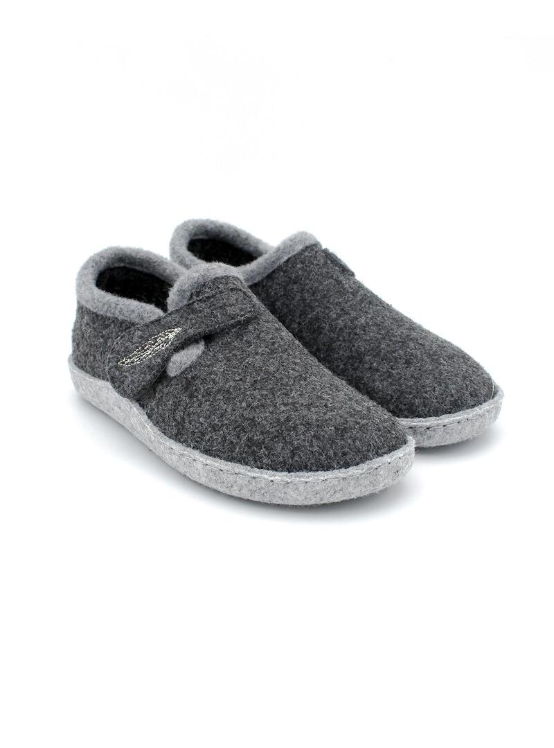 Zapatillas de casa ECOLIGEROS Clotilde Antracita Mujer.
