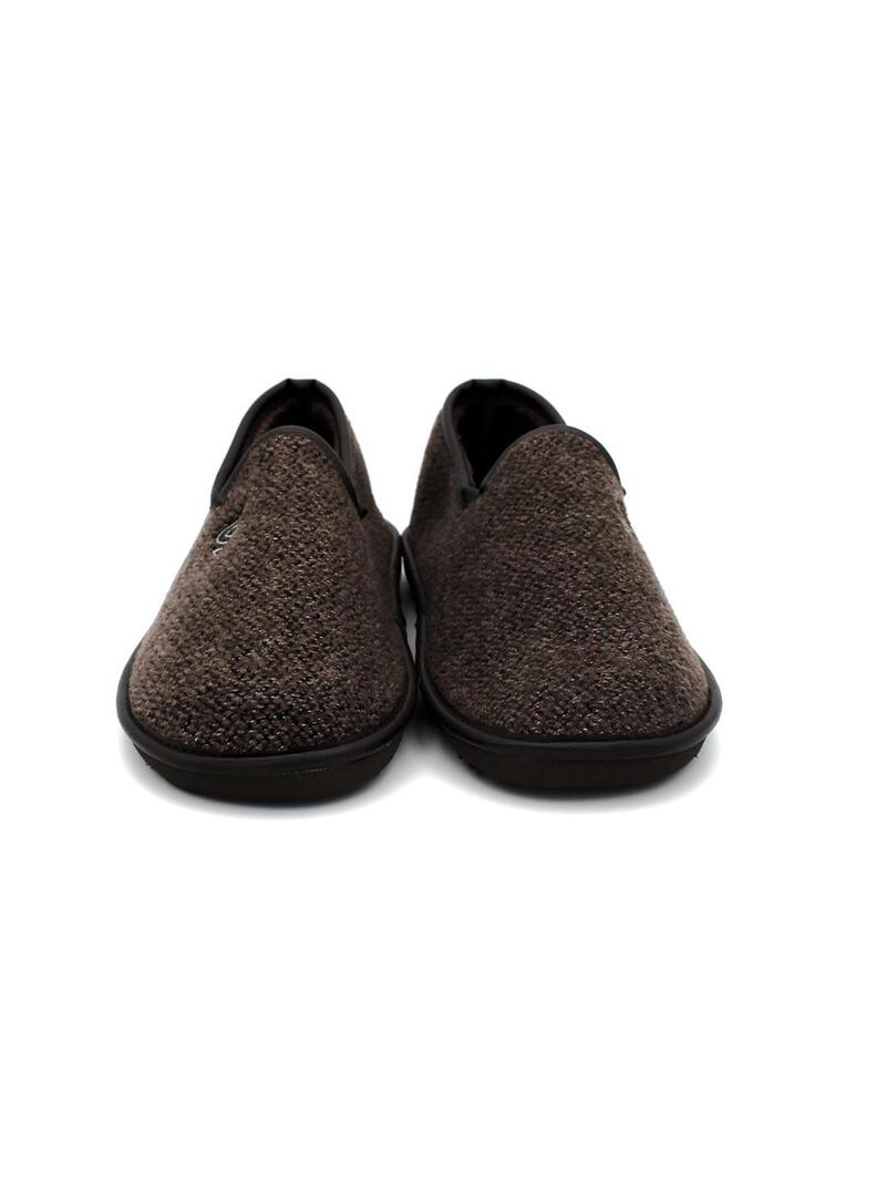 Zapatillas de casa MURO 6622 Marrón Hombre.