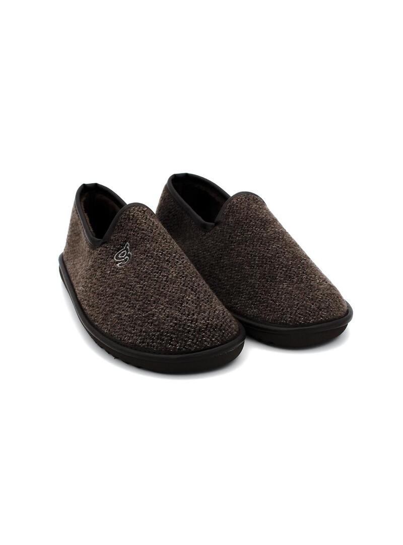 Zapatillas de casa MURO 6622 Marrón Hombre.