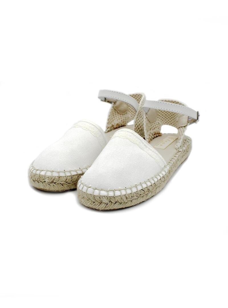 Alpargatas YOWAS 22-12345 Semi Blanca Niña.