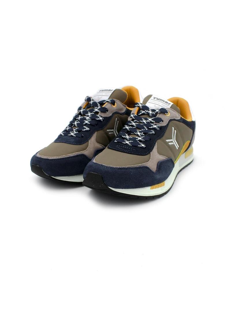 Deportiva YUMAS 51001 Cámel Marino Hombre