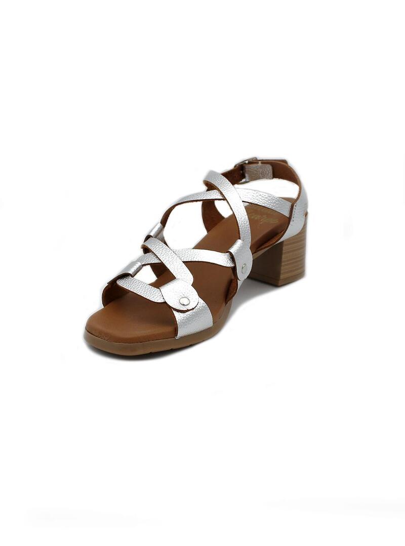 Sandalias STUDIO SCARPE SN 116418 Plata Mujer.