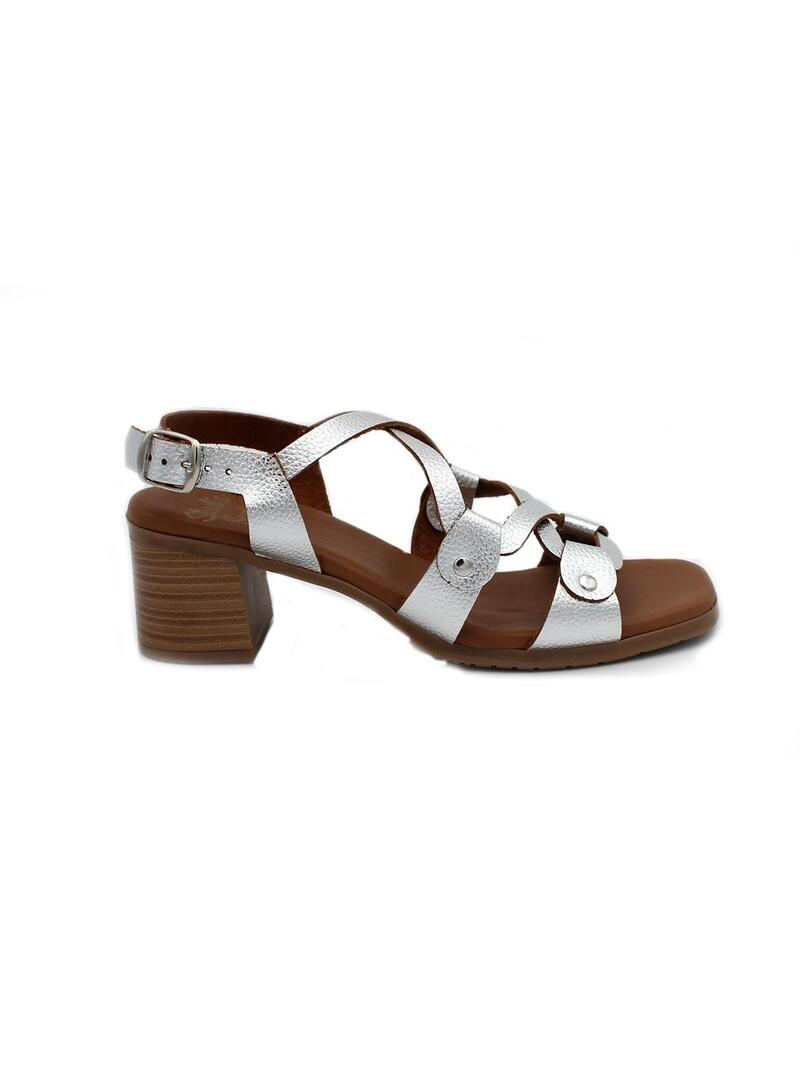 Sandalias STUDIO SCARPE SN 116418 Plata Mujer.
