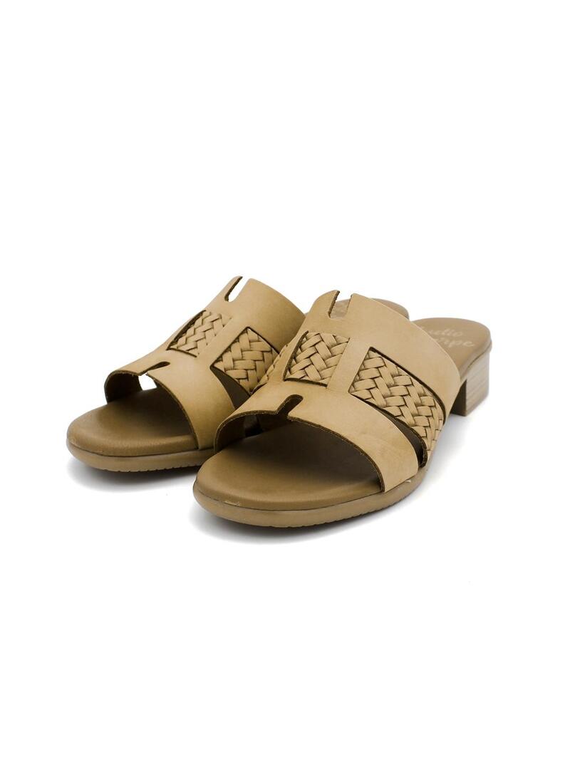 Sandalias Pala STUDIO SCARPE SN115471 Marrón Mujer.