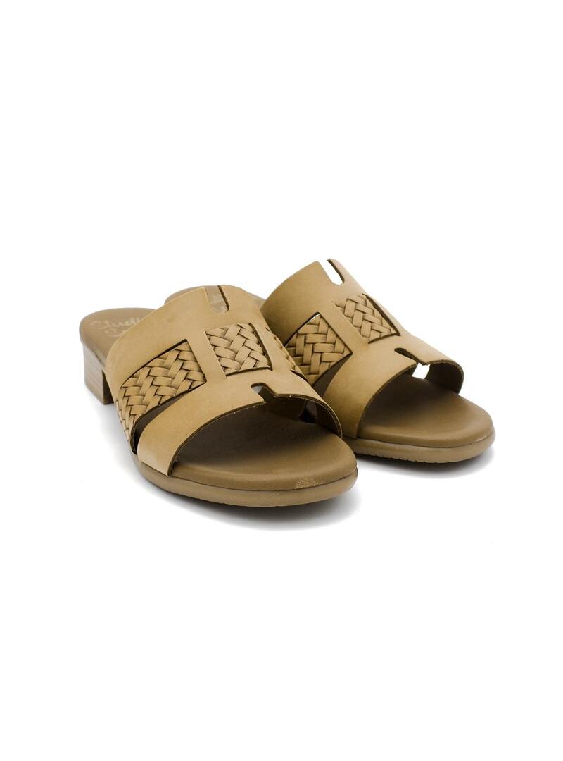 Sandalias Pala STUDIO SCARPE SN115471 Marrón Mujer.