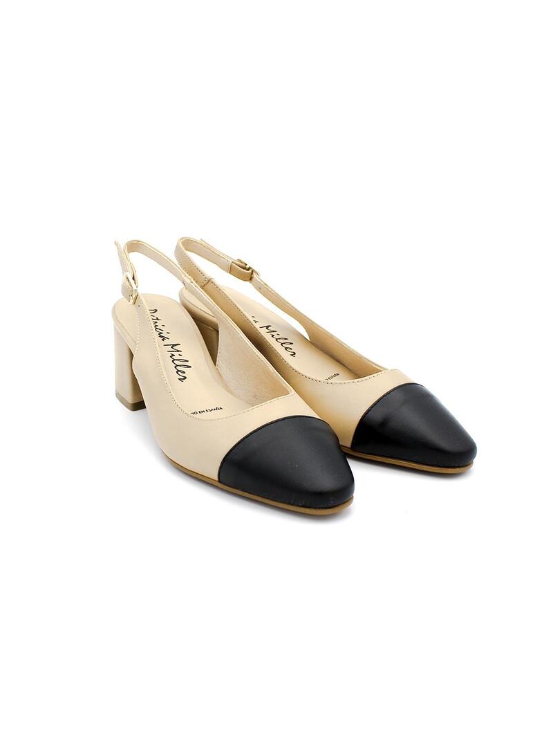 Zapatos PATRCIA MILLER ESTELA 6315 Nude/Negro Mujer.