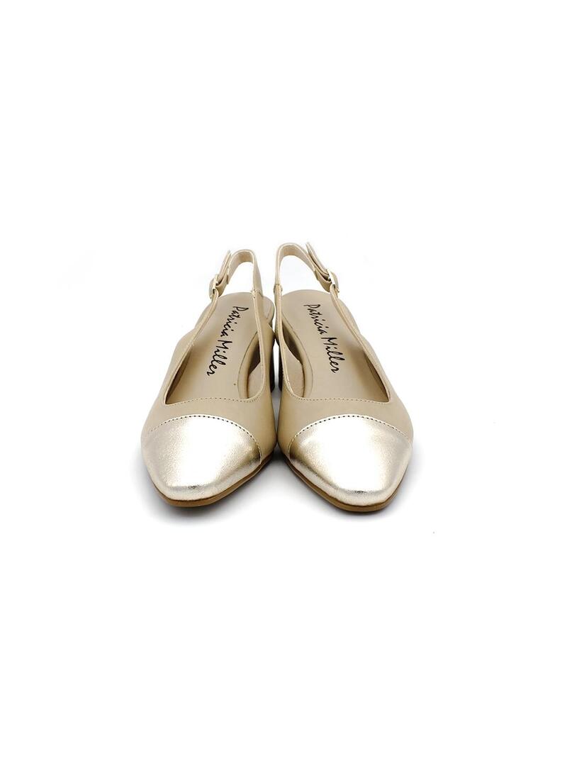 Zapatos PATRICIA MILLER 6315 Nude/Champán Mujer.