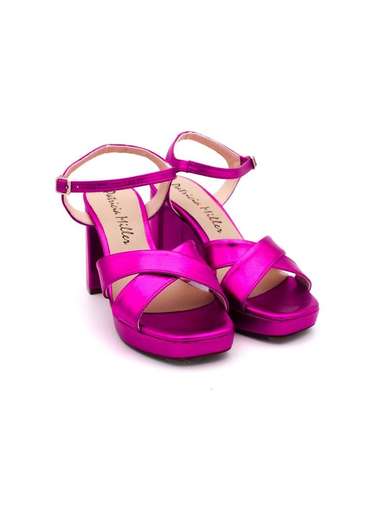 Sandalia PATRCIA MILLER 6272 Metal Fucsia Mujer.