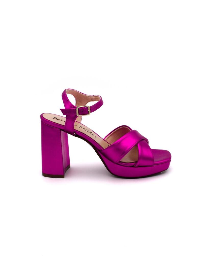 Sandalia PATRCIA MILLER 6272 Metal Fucsia Mujer.