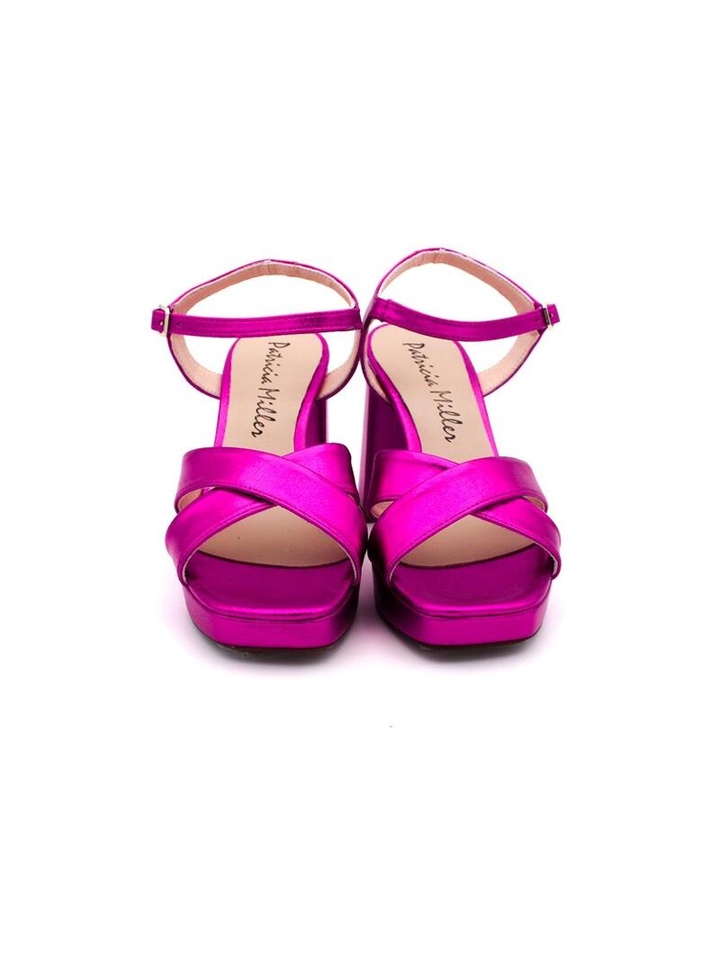 Sandalia PATRCIA MILLER 6272 Metal Fucsia Mujer.