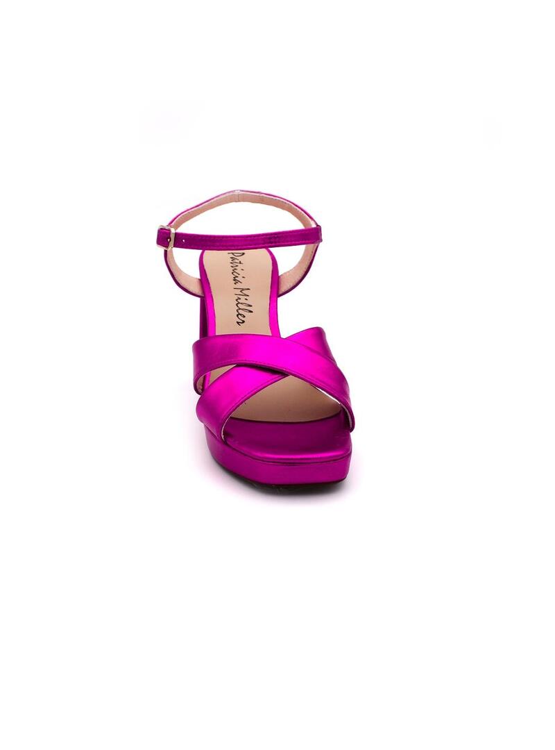 Sandalia PATRCIA MILLER 6272 Metal Fucsia Mujer.