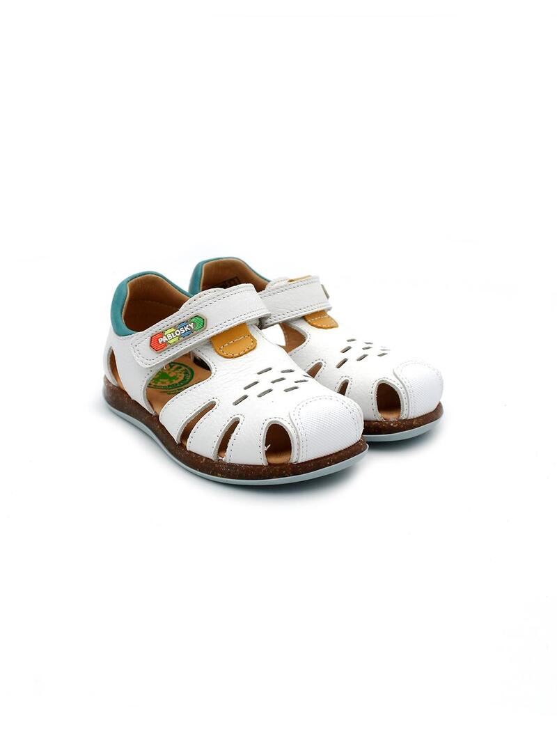 Sandalias PABLOSKY 042005 Niágara blanco Niño.
