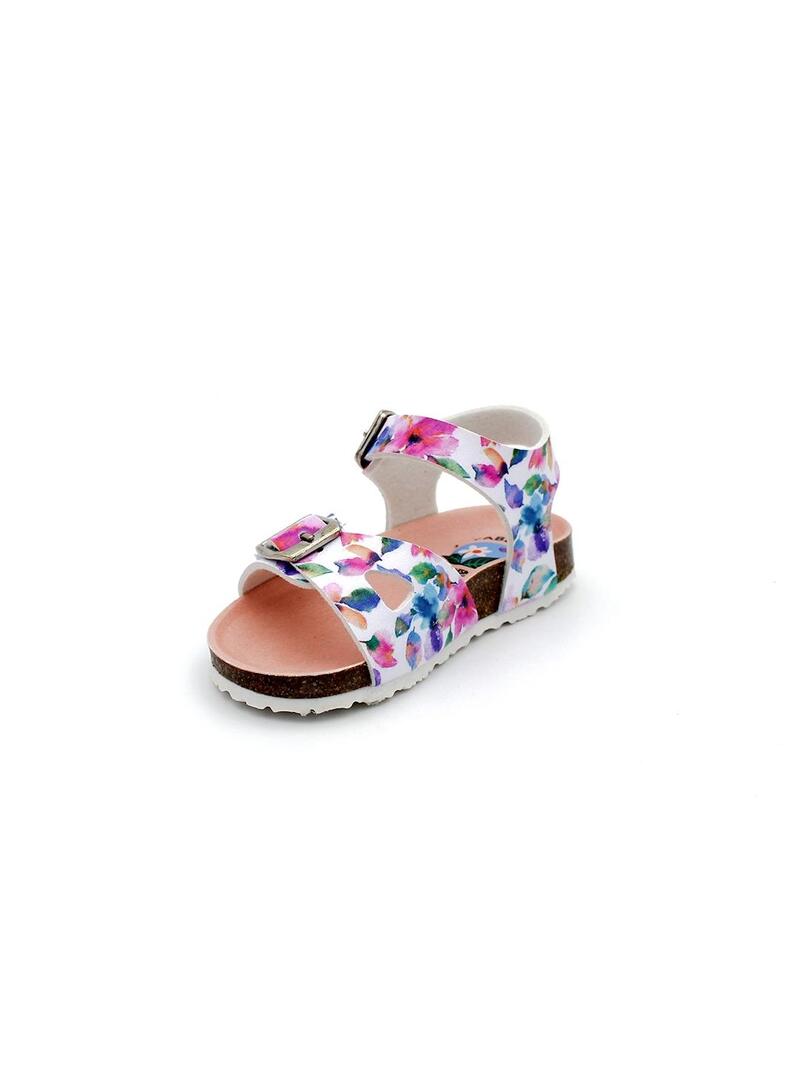 Sandalias PABLOSKY 423400 Blanco/Colores Niña.