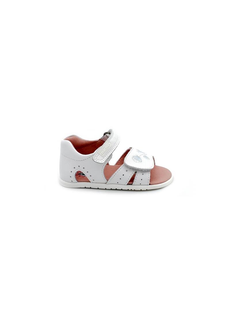 Sandalias PABLOSKY 037400 Blanco Niña.