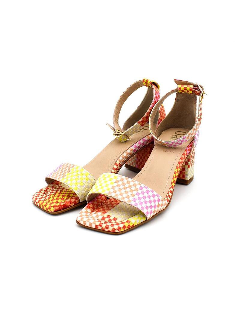 Sandalias DANSI 6424 Multi Naranja Mujer.