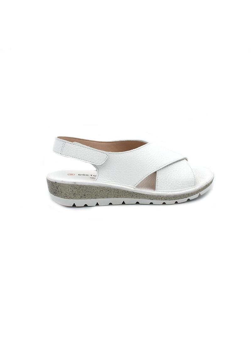 Sandalias DOCTOR CUTILLAS 35310 Blanco Mujer.