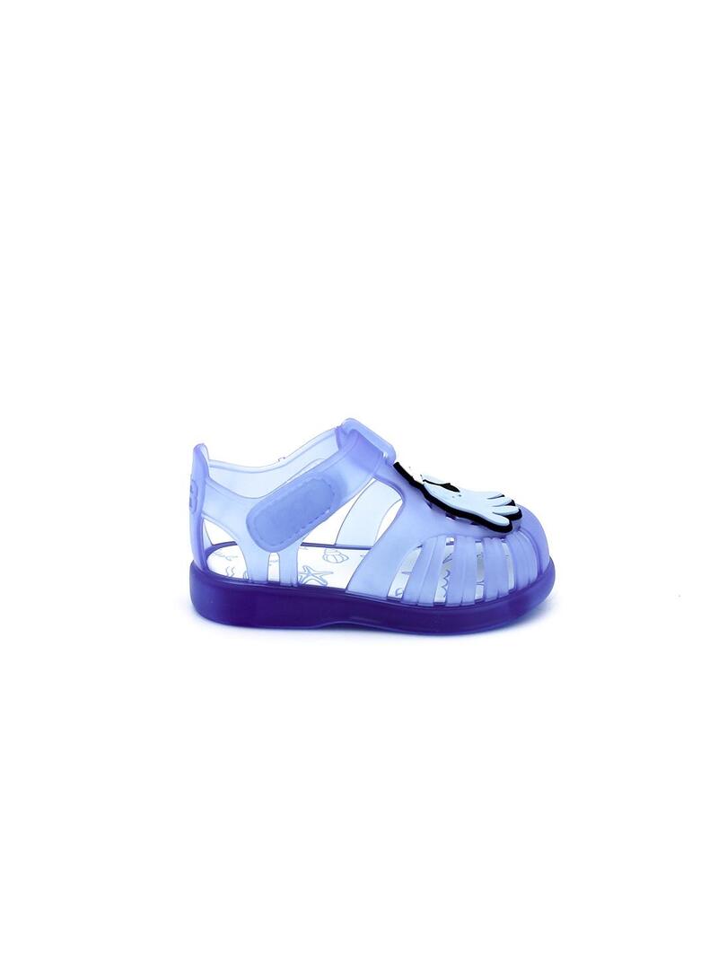 Chanclas IGOR S10320-032 Azul Transparente Niño.