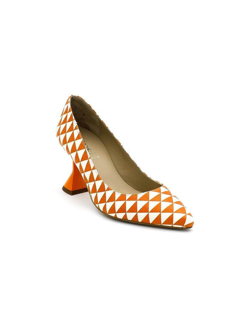 Zapatos DANSI 6622 Naranja Mujer.