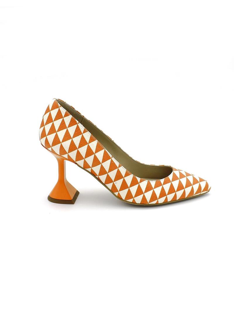 Zapatos DANSI 6622 Naranja Mujer.