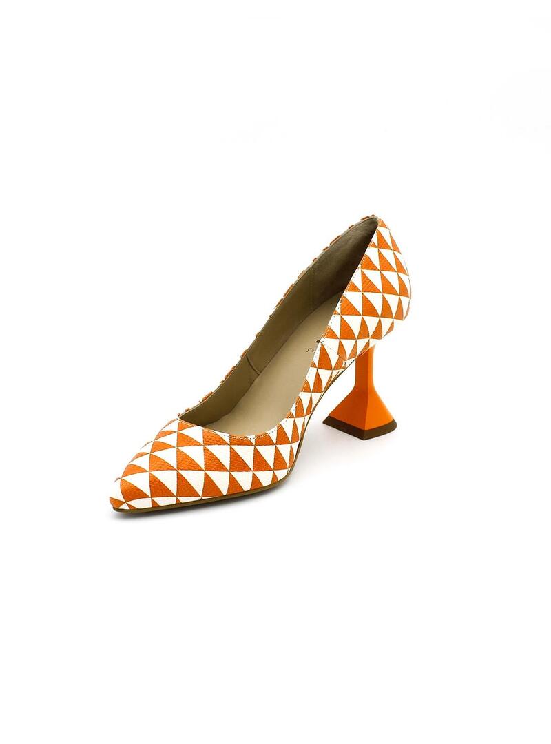 Zapatos DANSI 6622 Naranja Mujer.