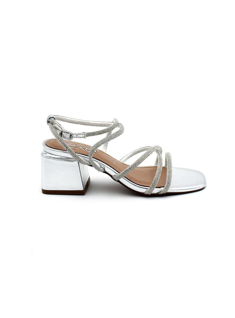 Sandalias EXE CARMEN 155 Plata Mujer.