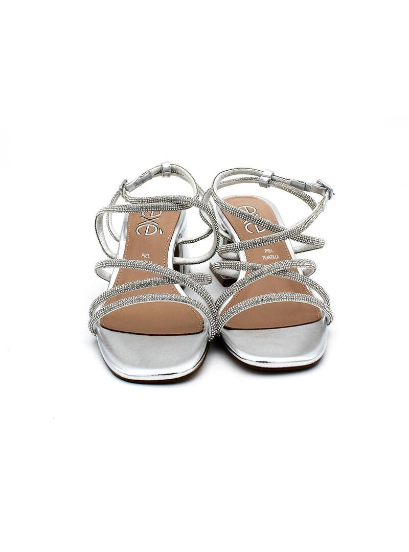 Sandalias EXE CARMEN 155 Plata Mujer.