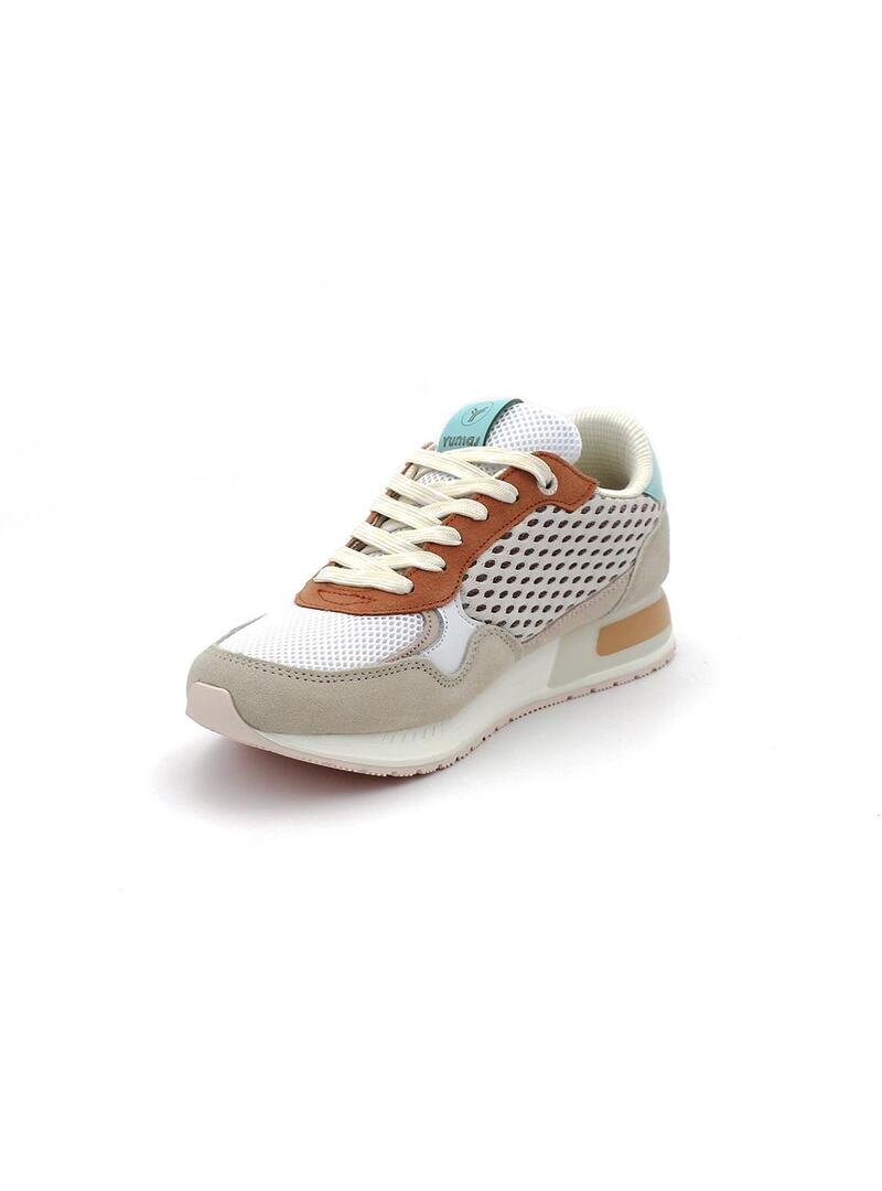Deportivas YUMAS DONIA 52451 Beige Mujer.