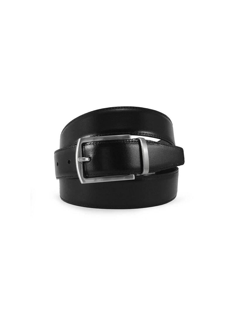 Cinturón acq piel 972/32 Negro/Marrón Hombre.