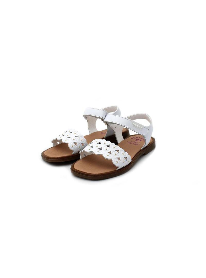 Sandalias PABLOSKY 427400 Blanco Niña.