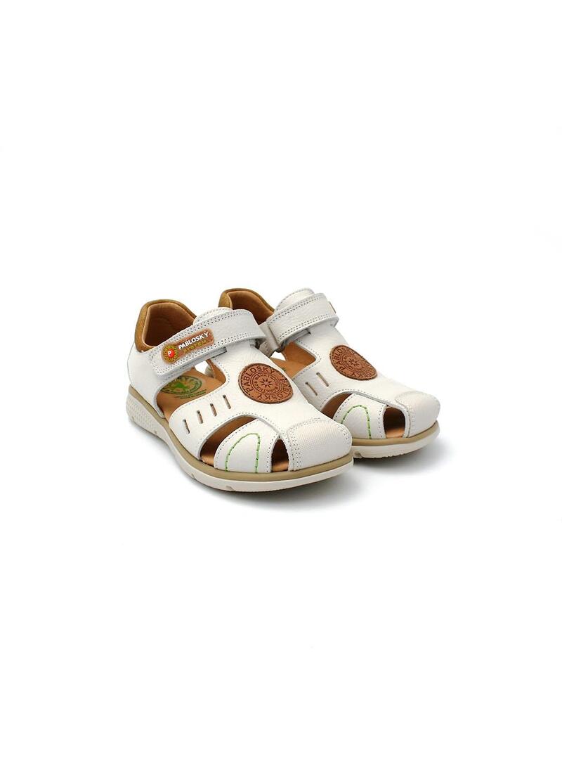 Sandalias PABLOSKY 514035 Blanco Niño.